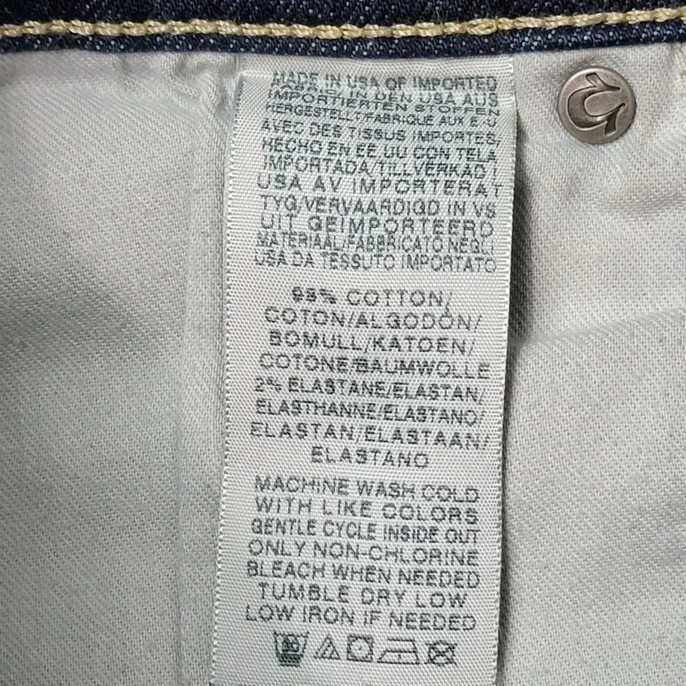 True Religion Jeans Mens 40 Geno Relaxed Slim Straight Made USA Denim Pockets